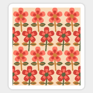 Speckled mod floral Sticker